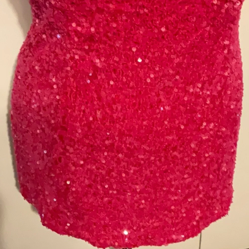 Pink Sequins Dress - Picture 4 of 13